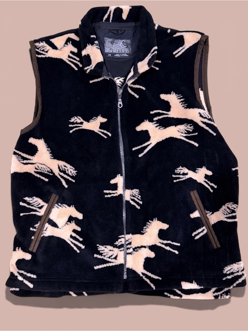 *Vintage* Tsunami Fleece Western Style Vest